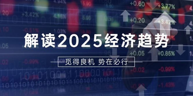 （13463期）解读2025经济趋势、美股、A港股等资产前景判断，助您抢先布局未来投资_生财有道创业项目网