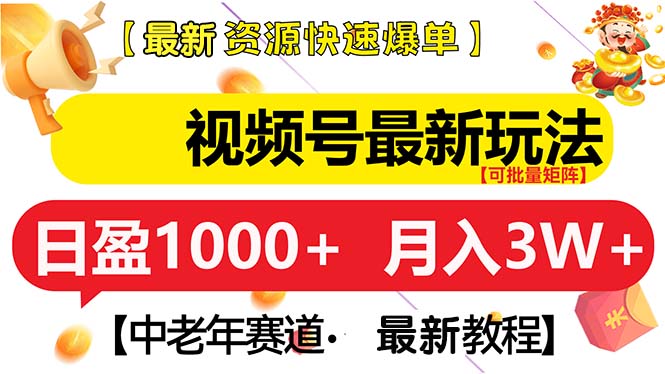 （13530期）视频号最新玩法 中老年赛道 月入3W+_生财有道创业项目网
