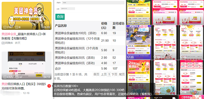 （13751期）美团神券/神会员_入门级教程，外卖券膨胀推广项目【蓝海市场攻略】_生财有道创业项目网