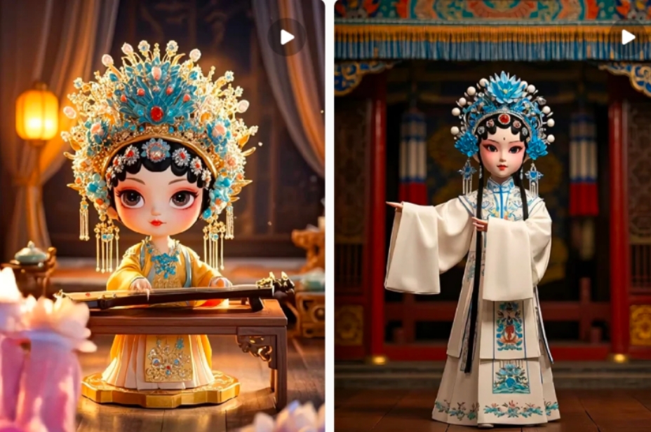 图片[2]-利用AI制做Q版古风娃娃视频，只需三步新手也能做出流量好到爆（附教程+提示…_生财有道创业网-生财有道