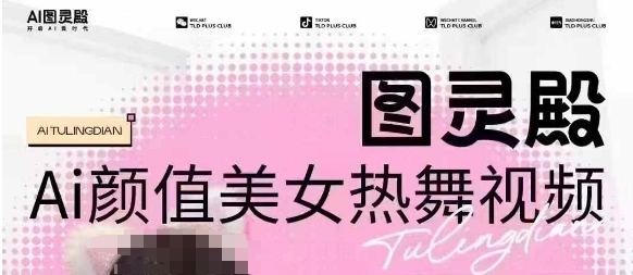 全网首发，原价988图灵殿AI颜值美女热舞视频，云端生图，轻松过原创——生财有道创业项目网