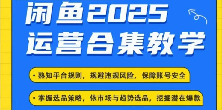 2025闲鱼电商运营全集，2025最新咸鱼玩法——生财有道创业项目网