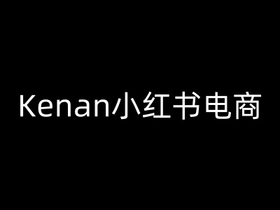 Kenan小红书电商-kenan小红书教程——生财有道创业项目网
