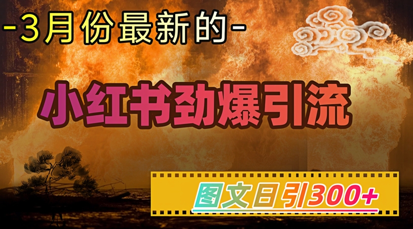 图片[1]-小红书超劲爆引流手段，图文日引300+轻松变现1W——生财有道创业项目网-生财有道