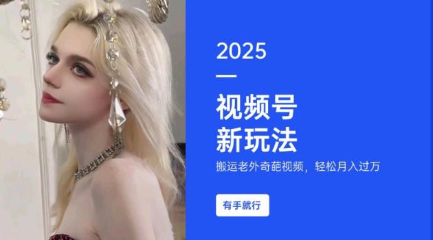 搬运老外奇葩视频，撸视频号分成计划收益，每天只需一小时，新手小白轻松月入过W——生财有道创业项目网