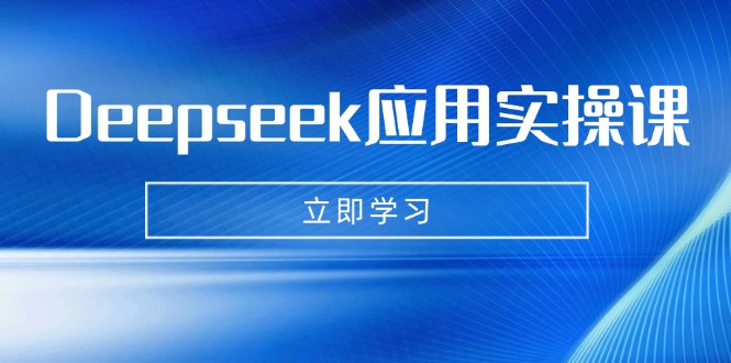 （14545期）Deepseek应用实操课：AI制作数字妈妈、写真、短视频，辅导作业，PPT制作等_生财有道创业项目网
