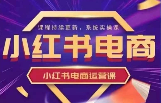 小红书电商运营实操课，​新手从0~1落地实操——生财有道创业项目网