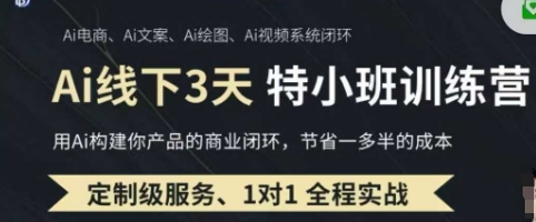AI实操培训第20-21期线下，0基础保姆级教程，3月最新整理，企业获客、降本增效、打造超级个体——生财有道创业项目网