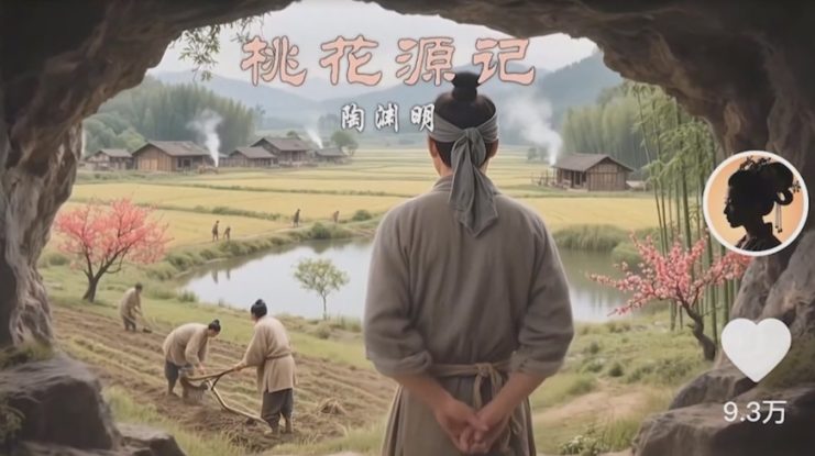 把课本里的古文做成爆火AI视频！流量猛的不行，7个作品涨粉23万＋_生财有道创业网