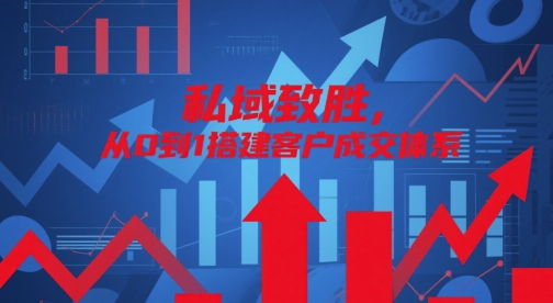 私域致胜，从0到1搭建客户成交体系——生财有道创业项目网