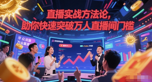 直播实战方法论，助你快速突破万人直播间门槛——生财有道创业项目网