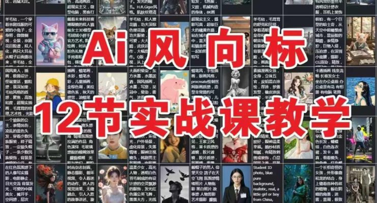 AI风向标：12节实战课教学——生财有道创业项目网