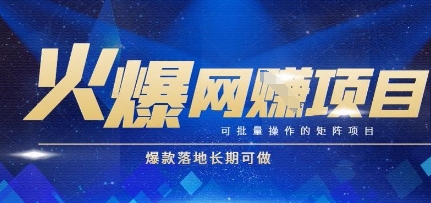 火爆全自动搬砖项目，可批量矩阵操作，爆款落地长期可做【揭秘】——生财有道创业项目网