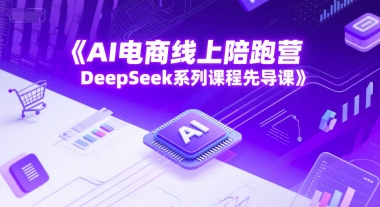 AI电商线上陪跑营，DeepSeek系列课程先导课——生财有道创业项目网