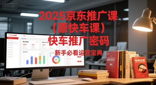 2025京东推广课（原快车课）解锁京东快车推广密码，新手必看运营宝典——生财有道创业项目网