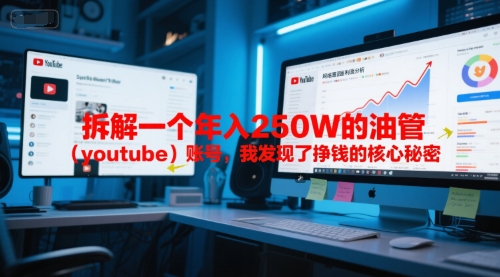 付费文章：拆解一个年入250W的油管（youtube）账号，我发现了挣钱的核心秘密——生财有道创业项目网
