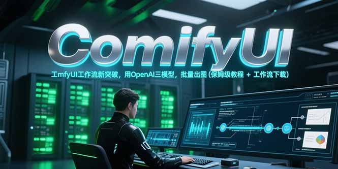 （15191期）ComfyUI工作流新突破，用OpenAI三模型，批量出图(保姆级教程+工作流下载)_生财有道创业项目网