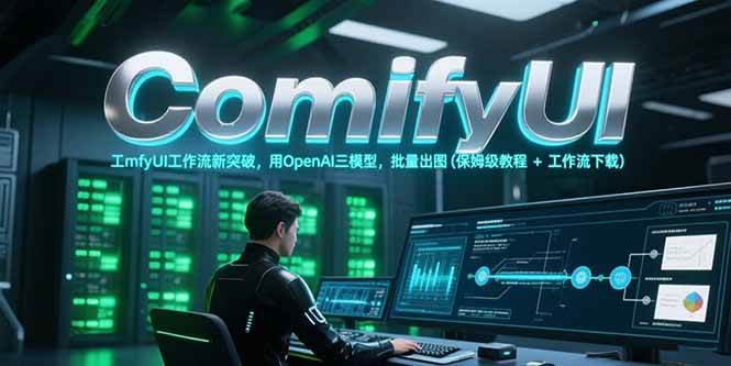 ComfyUI工作流新突破，用OpenAI三模型，批量出图(保姆级教程+工作流下载)_生财有道创业网