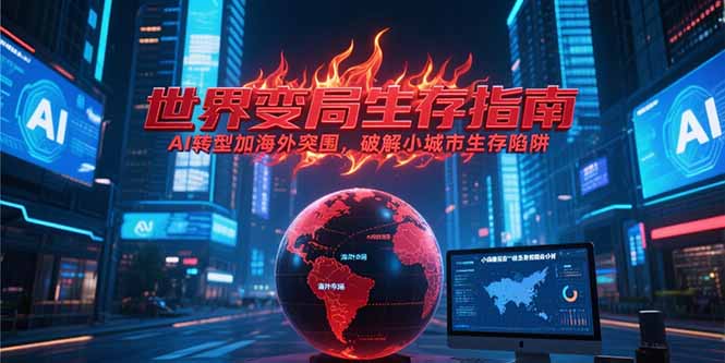 （15220期）付费文章《世界变局生存指南，AI转型加海外突围，破解小城市生存陷阱》_生财有道创业项目网