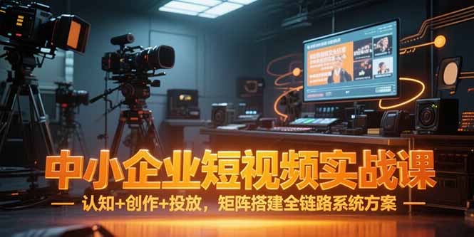 （15249期）中小企业短视频实战课，认知+创作+投放，矩阵搭建全链路系统方案_生财有道创业项目网