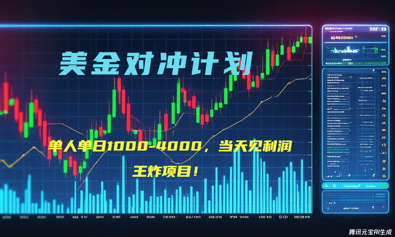 图片[1]-（15333期）2025年最暴力项目“美金先登计划”最新最强对冲战法，每日实际收益1K-4K_生财有道创业项目网-生财有道