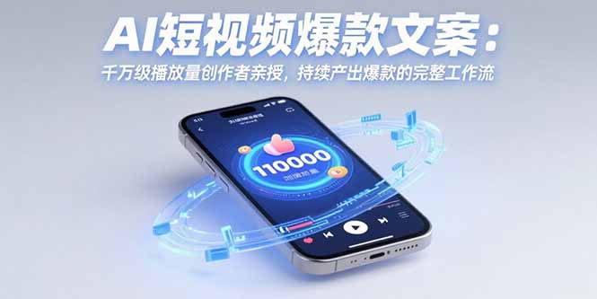 （15569期）AI短视频爆款文案：千万级播放量创作者亲授，持续产出爆款的完整工作流_生财有道创业项目网