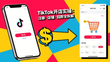 TikTok从开店到投流的进阶课，从基础实操到高阶技巧一网打尽——生财有道创业项目网