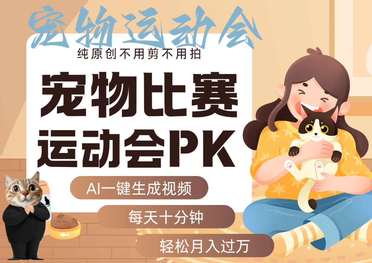 图片[1]-AI萌宠运动员跳水 射击  篮球  足球比赛   每天十分钟 附详细提示词文案库  代替做…_生财有道创业网-生财有道