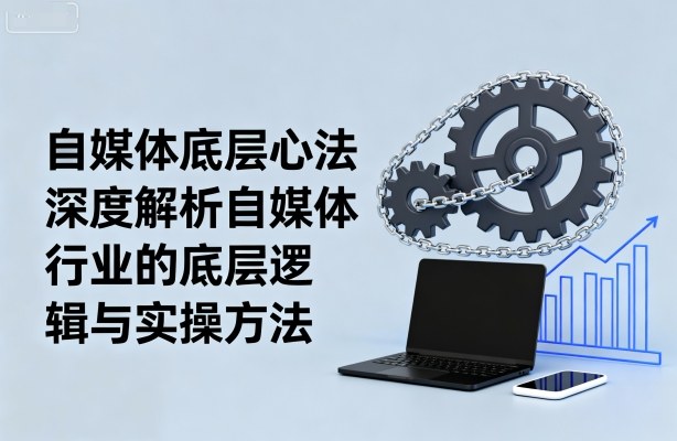 自媒体底层心法，深度解析自媒体行业的底层逻辑与实操方法——生财有道创业项目网