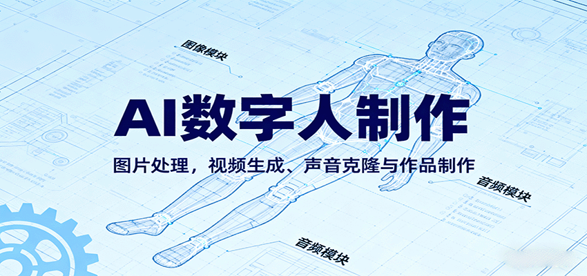 图片[1]-AI永生数字人制作教程：图片处理，视频生成、声音克隆与作品制作_生财有道创业网-生财有道