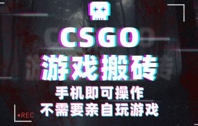 CSGO游戏挂机捡漏，单日扫货500+，年底小高峰上车可吃肉，手机即可操作兼职副业_生财有道创业网