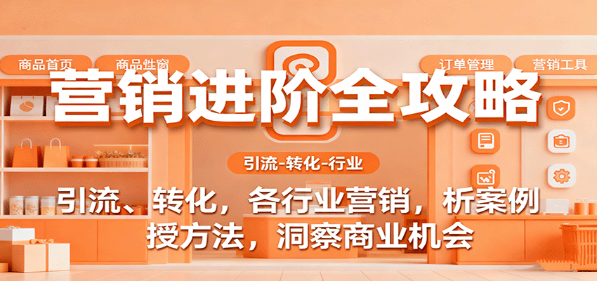 图片[1]-营销进阶全攻略，引流、转化，各行业营销，析案例，授方法，洞察商业机会_生财有道创业网-生财有道