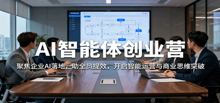 AI智能体创业营：聚焦企业AI落地，助全员提效，开启智能运营与商业思维突破_生财有道创业网