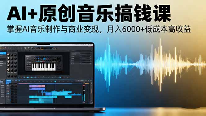（16325期）AI+原创音乐搞钱课：掌握AI音乐制作与商业变现，月入6000+低成本高收益_生财有道创业项目网
