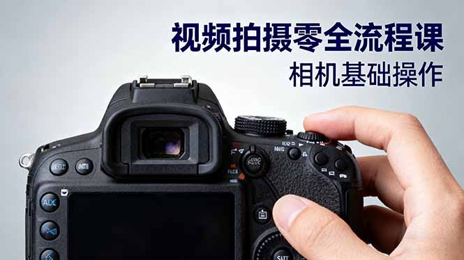 （16349期）视频拍摄零全流程课：从相机基础操作到电影构图、光影布光、分镜头设计等_生财有道创业项目网