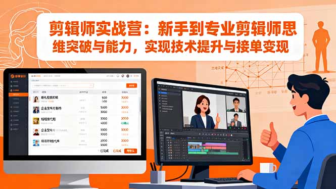 （16347期）剪辑师实战营：新手到专业剪辑师思维突破与能力，实现技术提升与接单变现_生财有道创业项目网