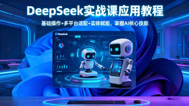（16391期）DeepSeek实战课应用教程、基础操作+多平台适配+实体赋能，掌握AI核心技能_生财有道创业项目网