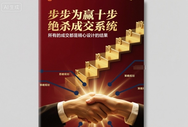 步步为赢十步绝杀成交系统，所有的成交都是精心设计的结果——生财有道创业项目网