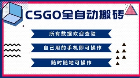 CSGO全自动搬砖，年底钱回家好项目，当天可拿到结果，新手小白轻松月入1W+【揭秘】——生财有道创业项目网