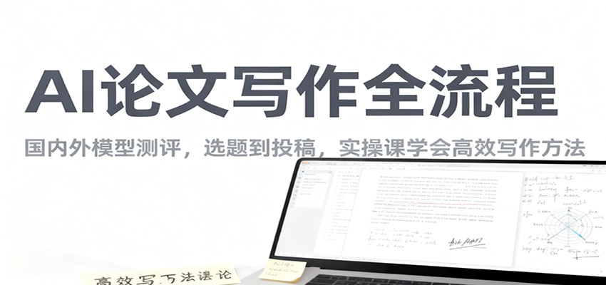 图片[1]-AI论文写作全流程，国内外模型测评，选题到投稿，实操课学高效写作方法_生财有道创业网-生财有道