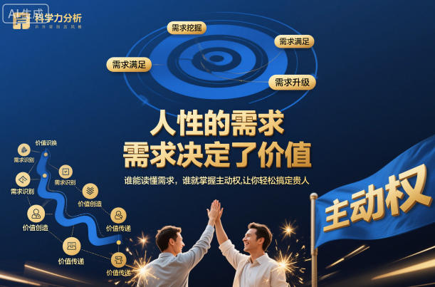 人性的需求，需求决定了价值，谁能读懂需求，谁就掌握主动权，让你轻松搞定贵人【文档】——生财有道创业项目网