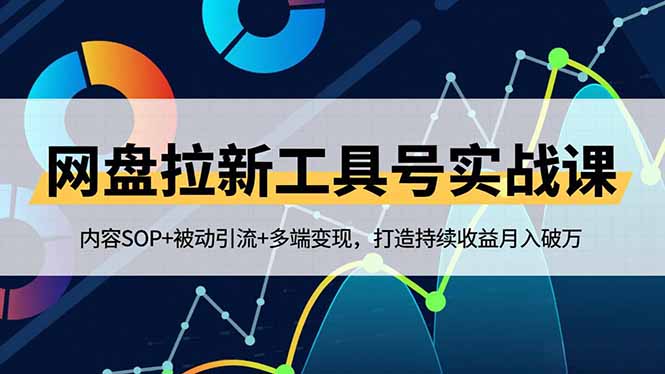 （16687期）网盘拉新工具号实战课，内容SOP+被动引流+多端变现，打造持续收益月入破万_生财有道创业项目网