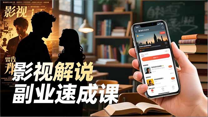 （16740期）Tk影视解说副业速成课，软件安装、全流程实操、爆款预设，新手两周变现_生财有道创业项目网