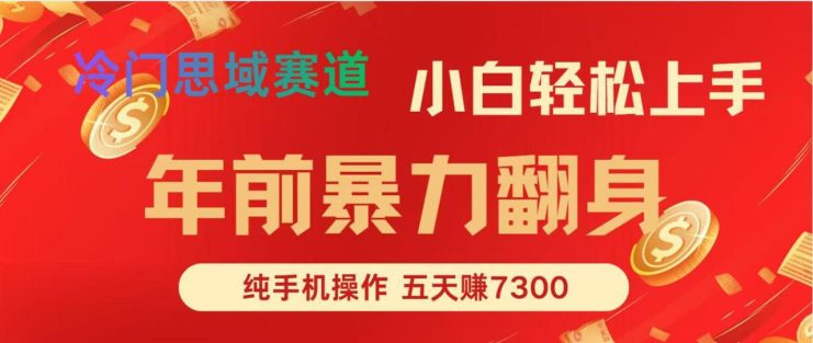 年前爆火项目，5天赚了7300_生财有道创业网