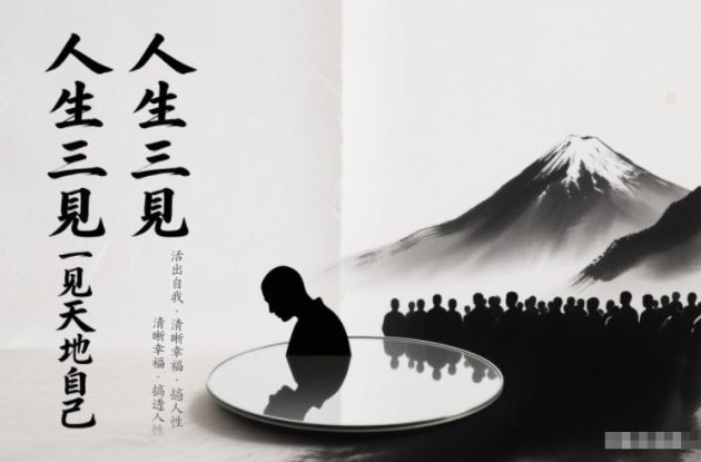 人生三见一见天地见众生见自己，活出自我拥有清晰幸福人生，搞透人性——生财有道创业项目网