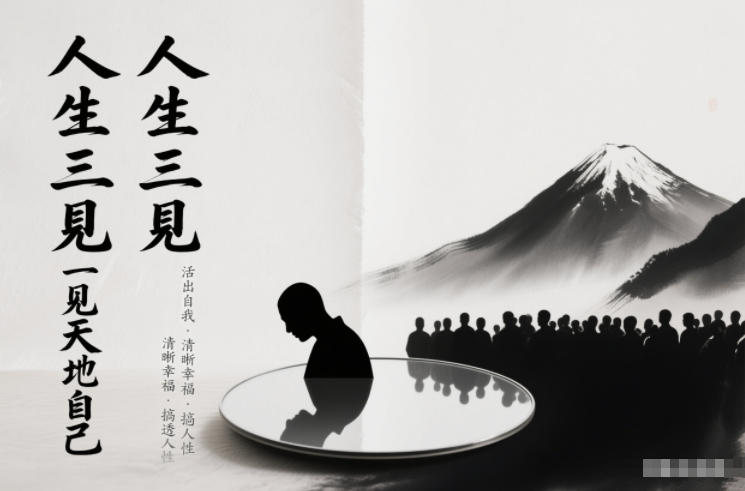图片[1]-人生三见一见天地见众生见自己，活出自我拥有清晰幸福人生，搞透人性——生财有道创业项目网-生财有道