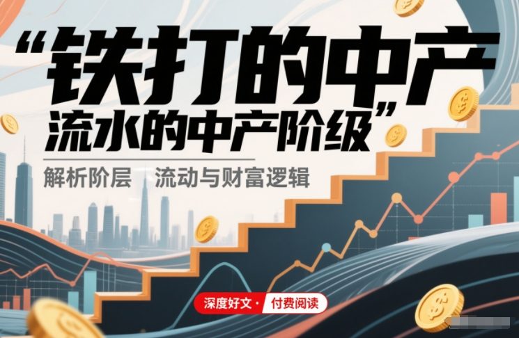 图片[1]-付费文章：铁打的中产，流水的中产阶级——生财有道创业项目网-生财有道