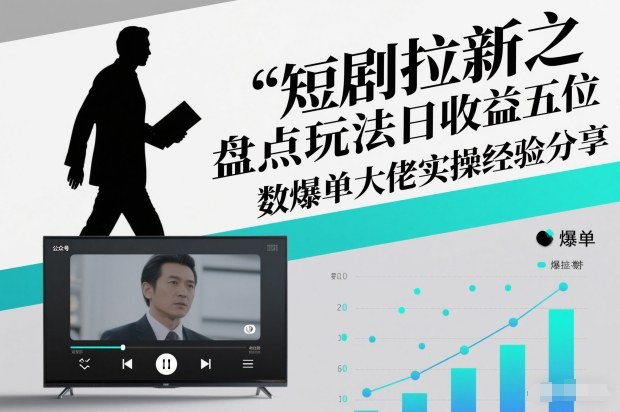 短剧拉新之盘点玩法日收益五位数爆单大佬实操经验分享——生财有道创业项目网