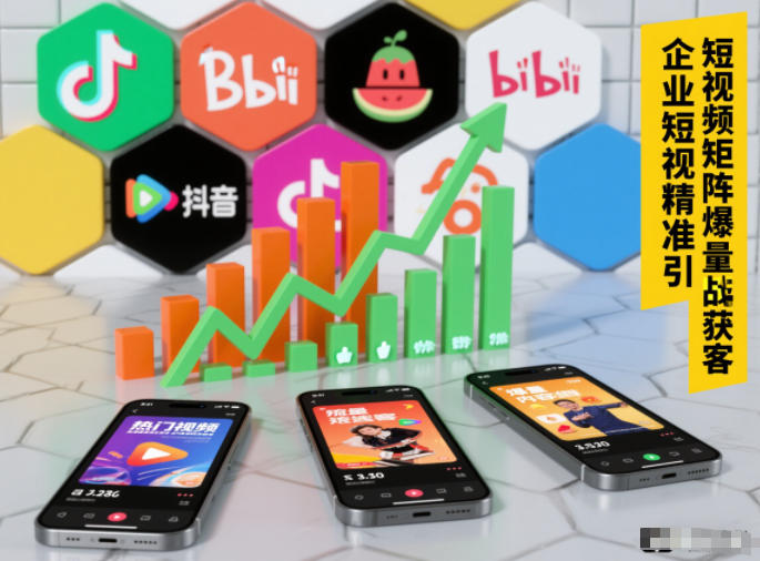 图片[1]-企业短视频精准引流矩阵获客，短视频矩阵爆量战法——生财有道创业项目网-生财有道