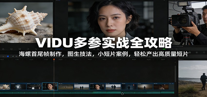 图片[1]-VIDU多参实战全攻略：海螺首尾帧制作，图生技法，小短片案例，轻松产出高质量短片_生财有道创业网-生财有道